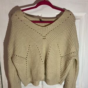 Crop sweater